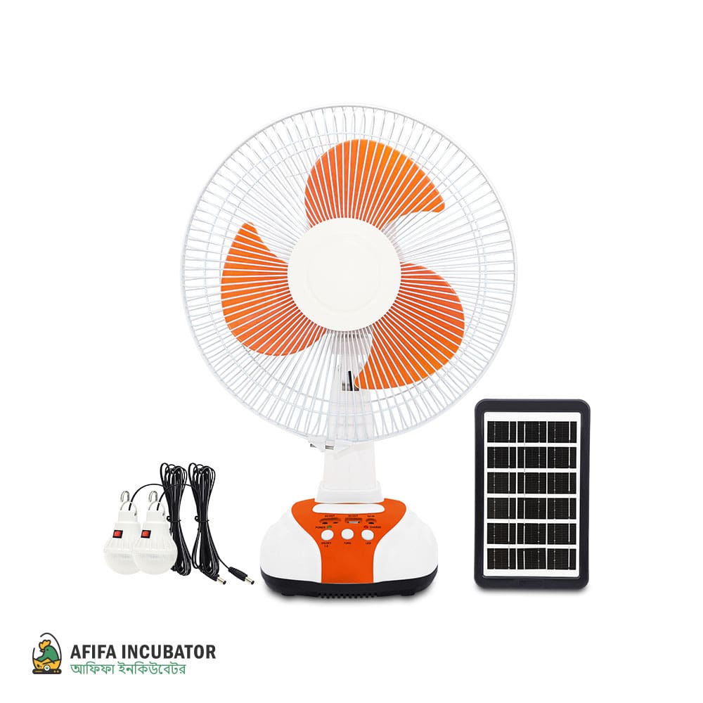 1 MK Defender 12 inches Rechargeable emergency Fan - Image 1